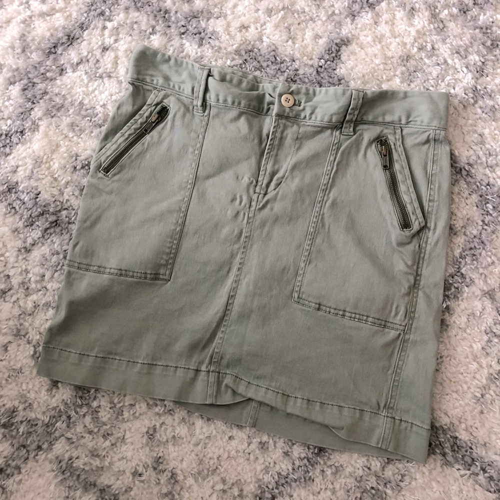 Green Cargo Skirt, size 12